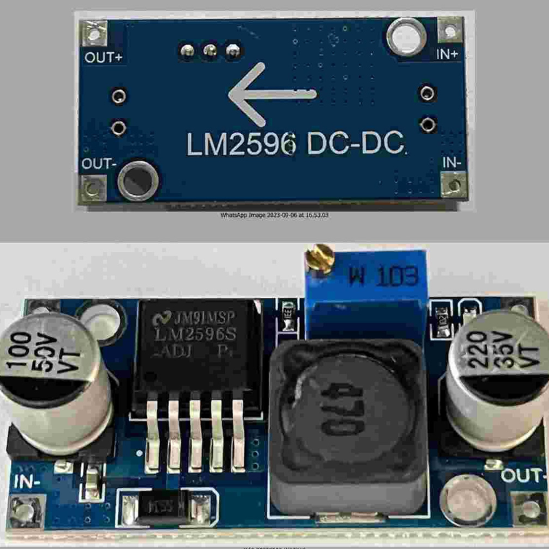 LM2596 DC DC Converter Module - bafnadevices